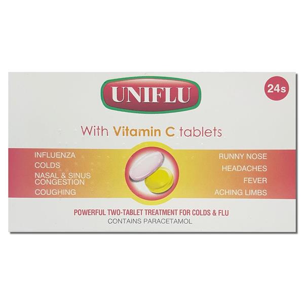 Uniflu With Vit C 24 Tabs