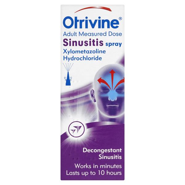 Otrivine Decongestant Sinusitis Nasal Spray 10Ml