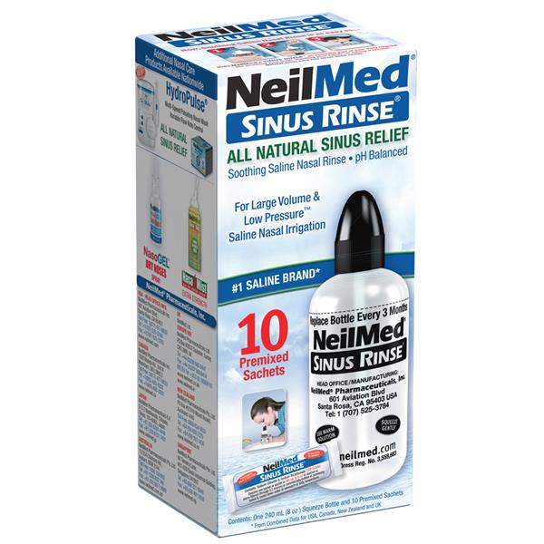 Neilmed Sinus Rinse Starter Kit Btl  10 Sachets