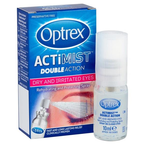 Optrex Actimist 2In1  Eye Spray Dry And Irritated Eyes 10Ml