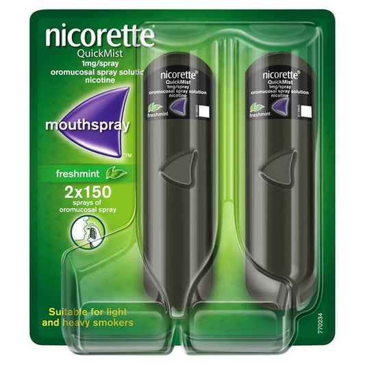 Nicorette Quickmist Freshmint 1Mg Double Pack