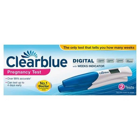 Clearblue Digital Pregnancy Test Weeks Indicator 2 Tests