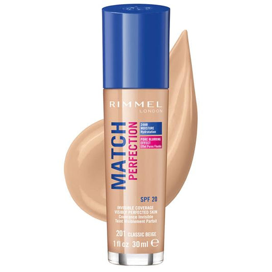 Rimmel Match Perfection Foundation Classic Beige 201