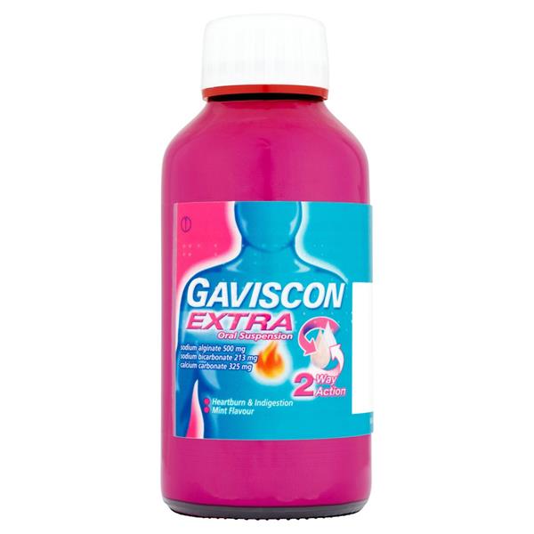 Gaviscon Extra Peppermint Liq 300Ml
