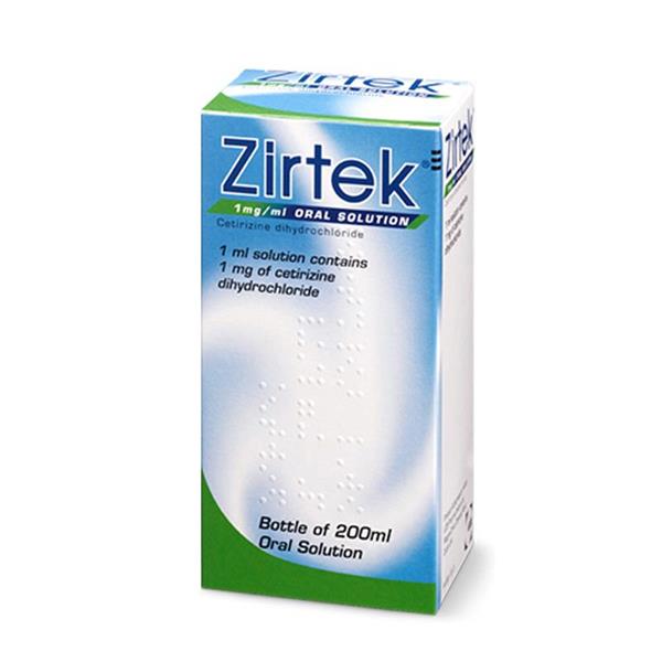 Zirtek Oral Solution 200Ml