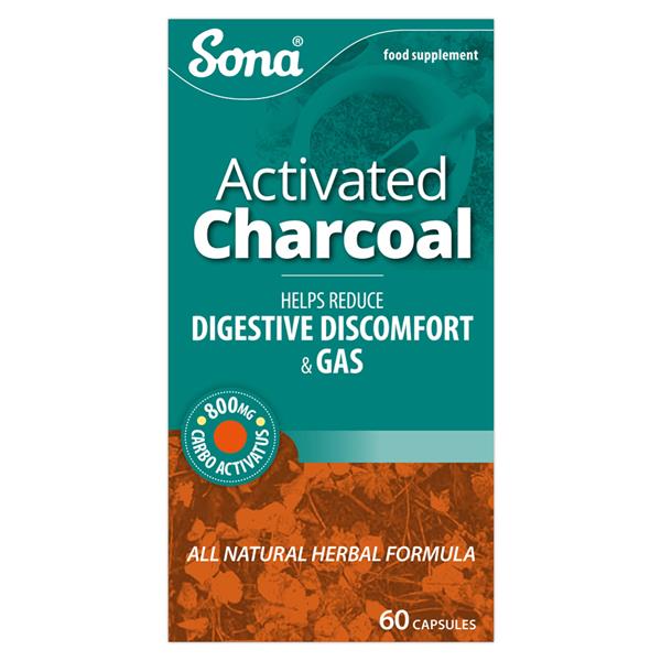 Sona Activated Charcoal 60 Caps