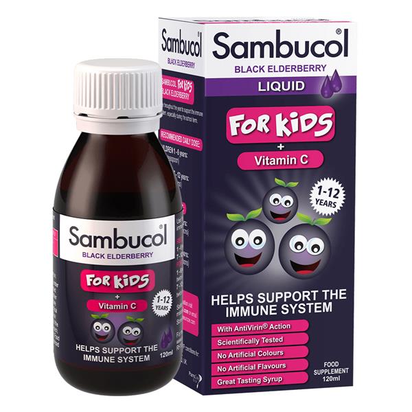 Sambucol Black Elderberry Liquid Kids 120Ml