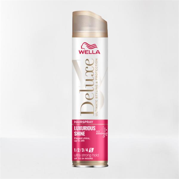 Wella Deluxe Shine And Restore Hairspray Extra Strong Hold No.4 250Ml