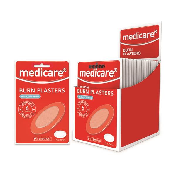 Medicare Burn Plasters 6S
