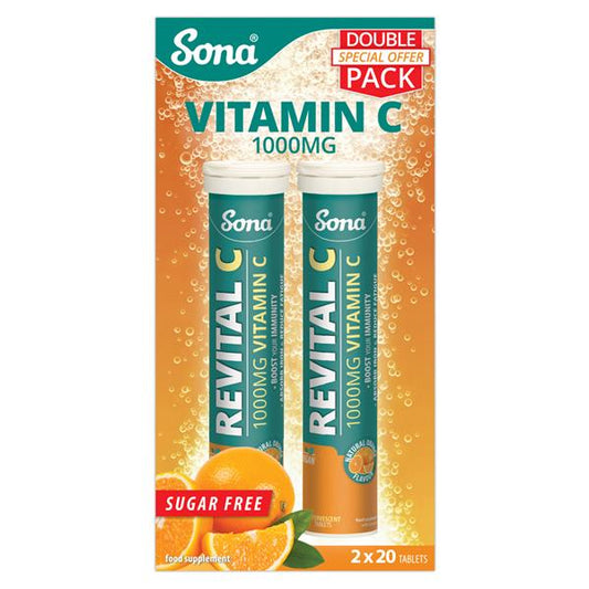 Sona Revital Vit C 1000Mg 2Pk