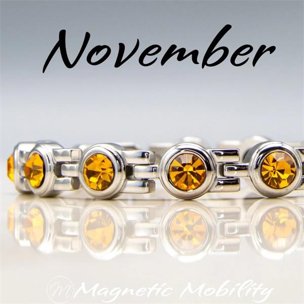 Magnetic Mobility November Birthstone 4In1 Element Bracelet