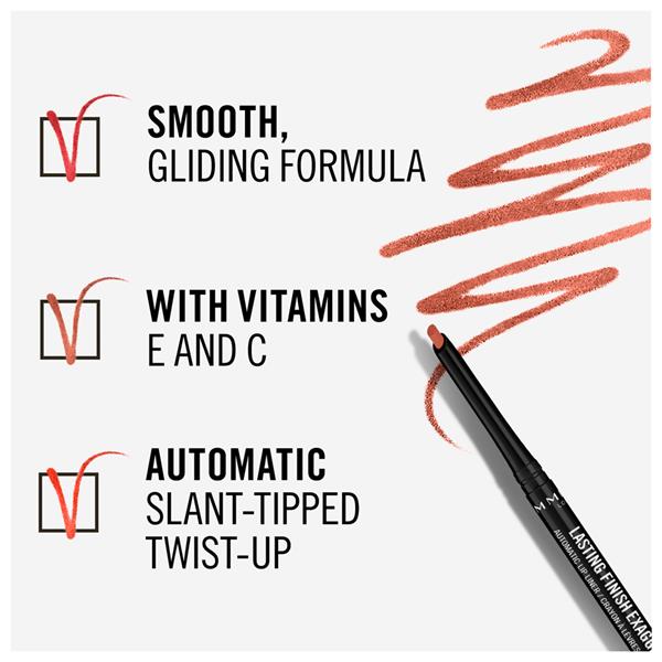 Rimmel Lasting Finish Exaggerate Lip Liner Rose Addiction 1Pce