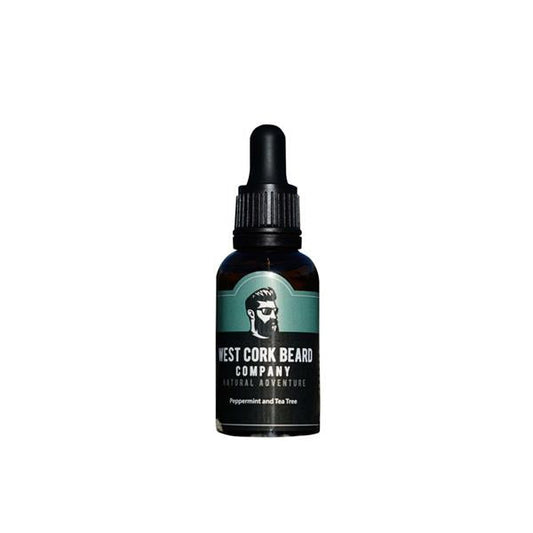 West Cork Beard Company Peppermint And Tea Tree Beard Oil