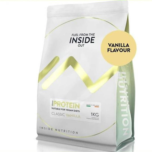 Inside Nutrition Vegan Protein Powder Classic Vanilla 1Kg
