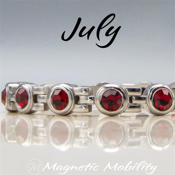 Magnetic Mobility July Birthstone 4In1 Element Bracelet