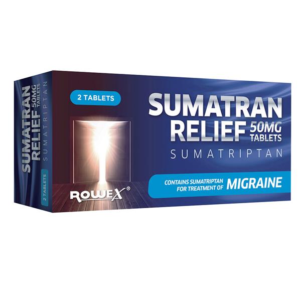 Sumatran Relief 50Mg Tabs Sumatriptan