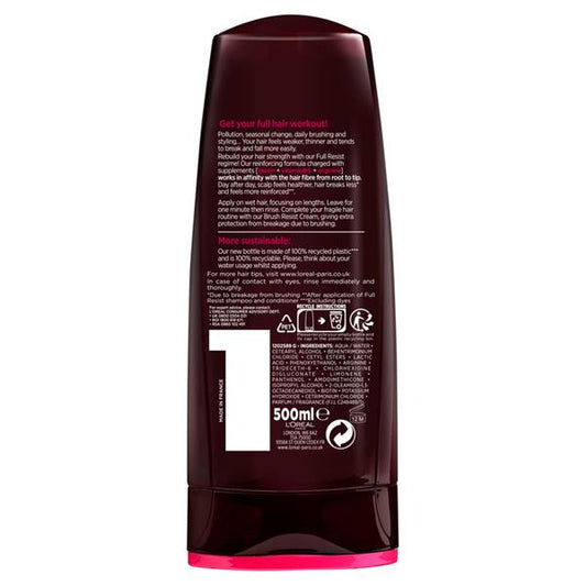 Loreal Elvive Full Resist Anti-Breakage Fragile Hair Conditioner 500Ml