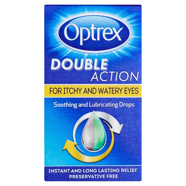 Optrex Double Action Drops For Itchy Eyes 10Ml