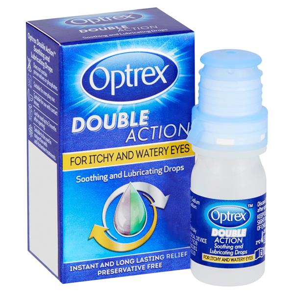 Optrex Double Action Drops For Itchy Eyes 10Ml