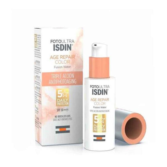 Isdin Age Repair Color Fusion Water Facial Sunscreen Spf 50