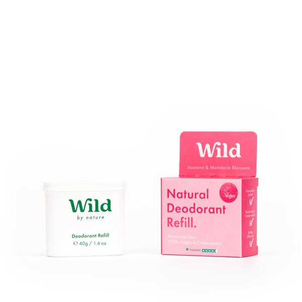 Wild Natural Deodorant Jasmine And Mandarin Refill 43Gr