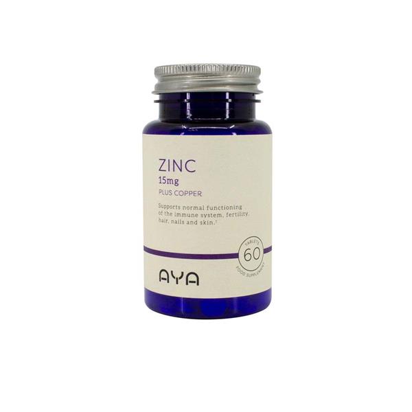 Aya Zinc 15Mg With Copper 60 pack