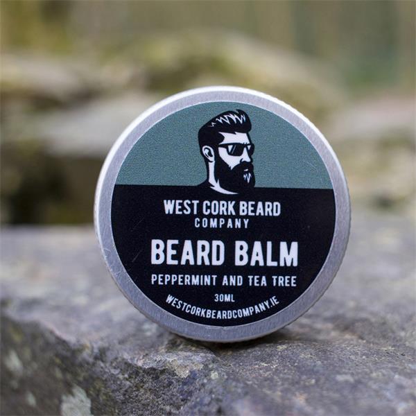 West Cork Beard Company Beard Balm Peppermint&amp;Tea Tree 30Ml