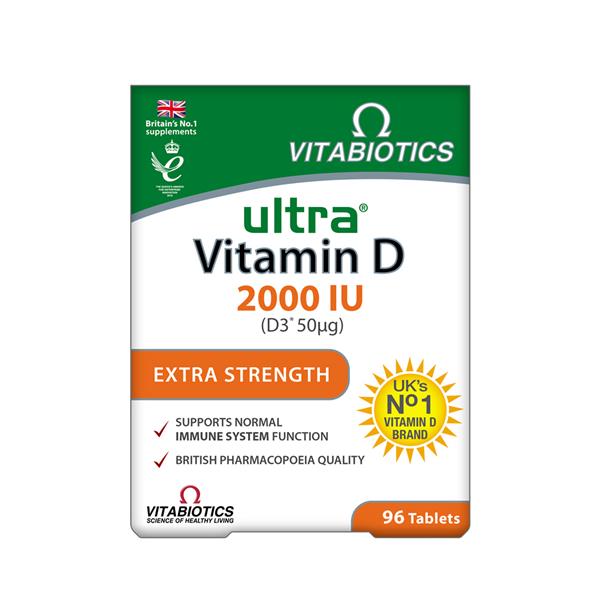 Vitabiotics Ultra Vitamin D 2000Iu 96 Tabs