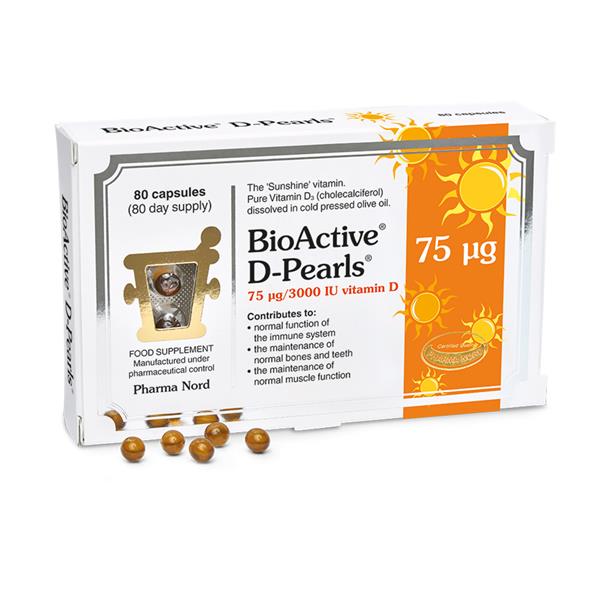 Pharmanord Bioactive Dpearls 75Ug Caps 80 Caps