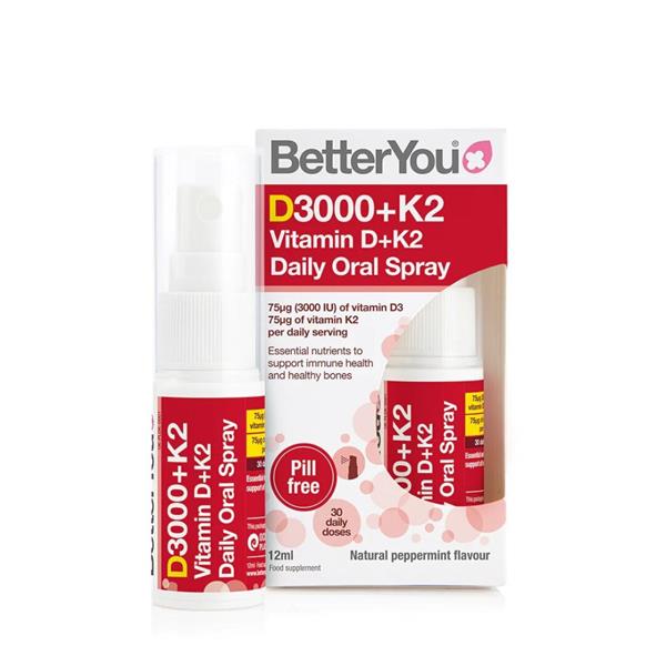 Better You D Lux Vitamin D + K2 Oral Spray 12Ml