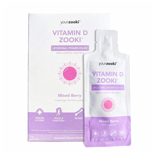 Your Zooki Liposomal Vitamin D3 + K2 14 Sachets