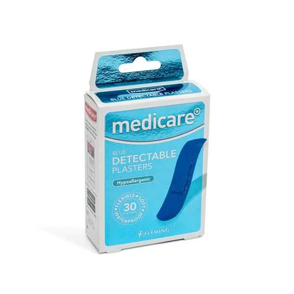 Medicare Blue Detectable Plasters 30S