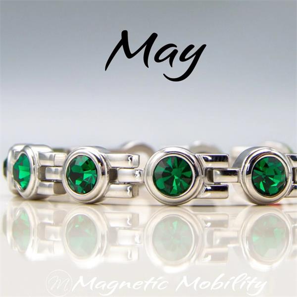 Magnetic Mobility May Birthstone 4In1 Element Bracelet